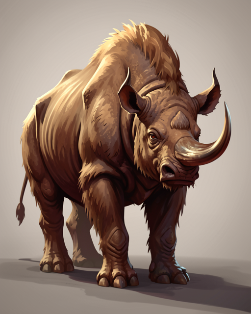Woolly Rhino