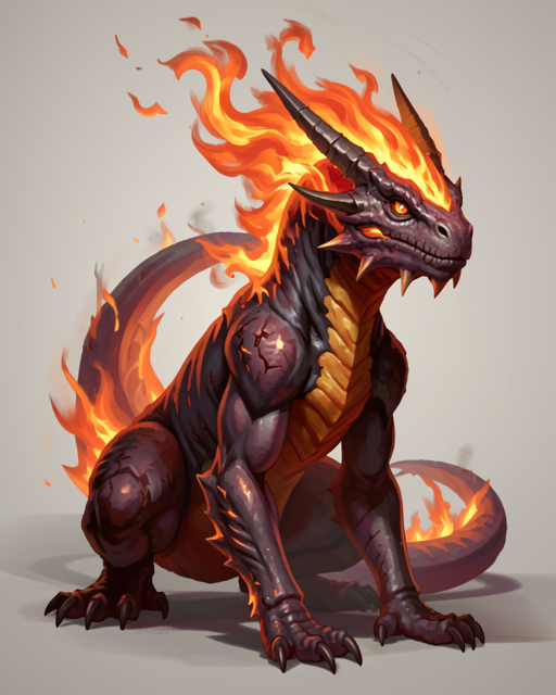 Salamander, Flame