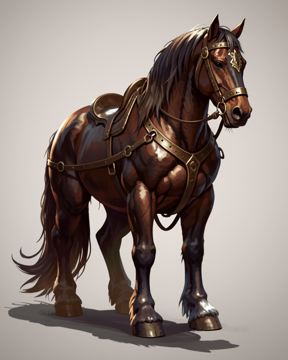 Horse, Heavy Warhorse