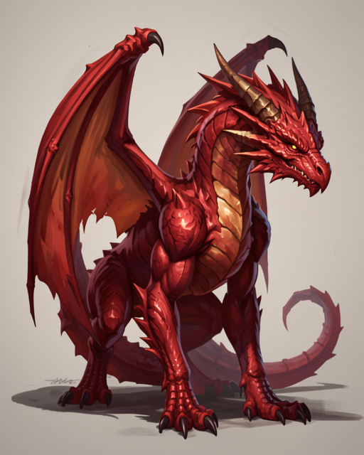 Dragon, Red
