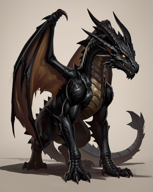 Dragon, Black