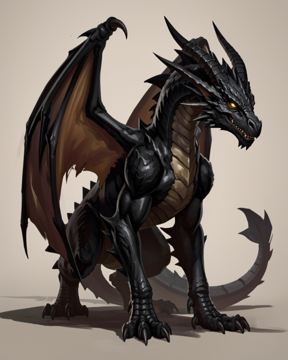 Dragon, Black