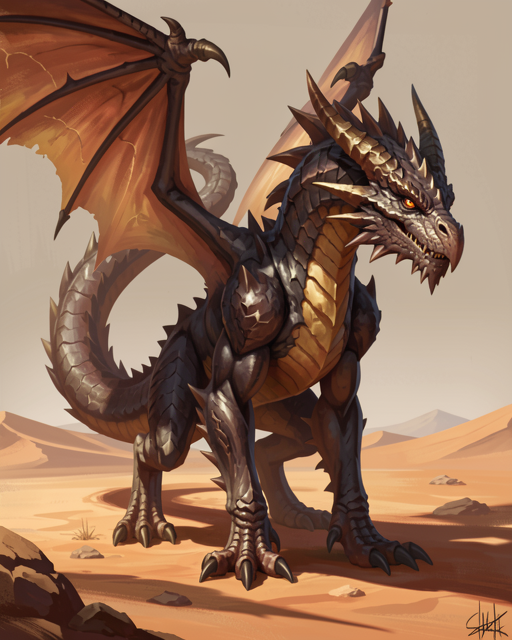 Dragon, Desert