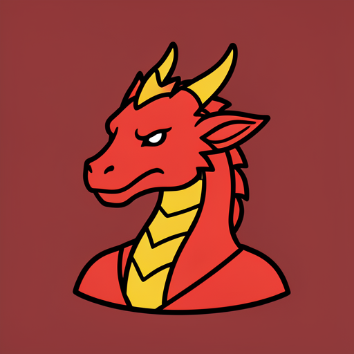 Dragon, Mountain (Red Dragon) token